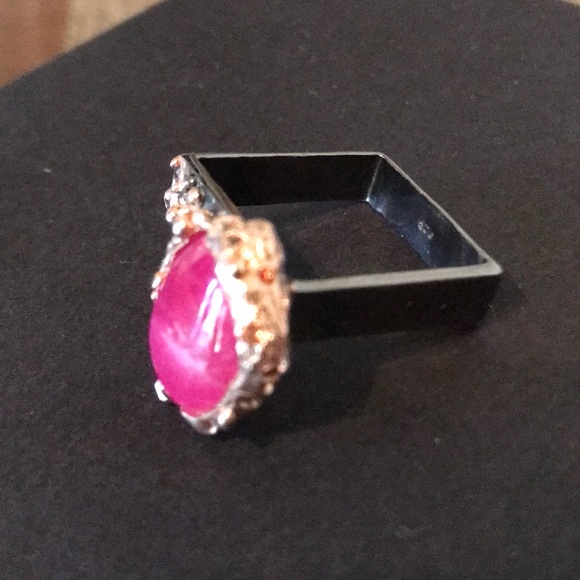 Unique square ring artisan made - Picture 4 of 6